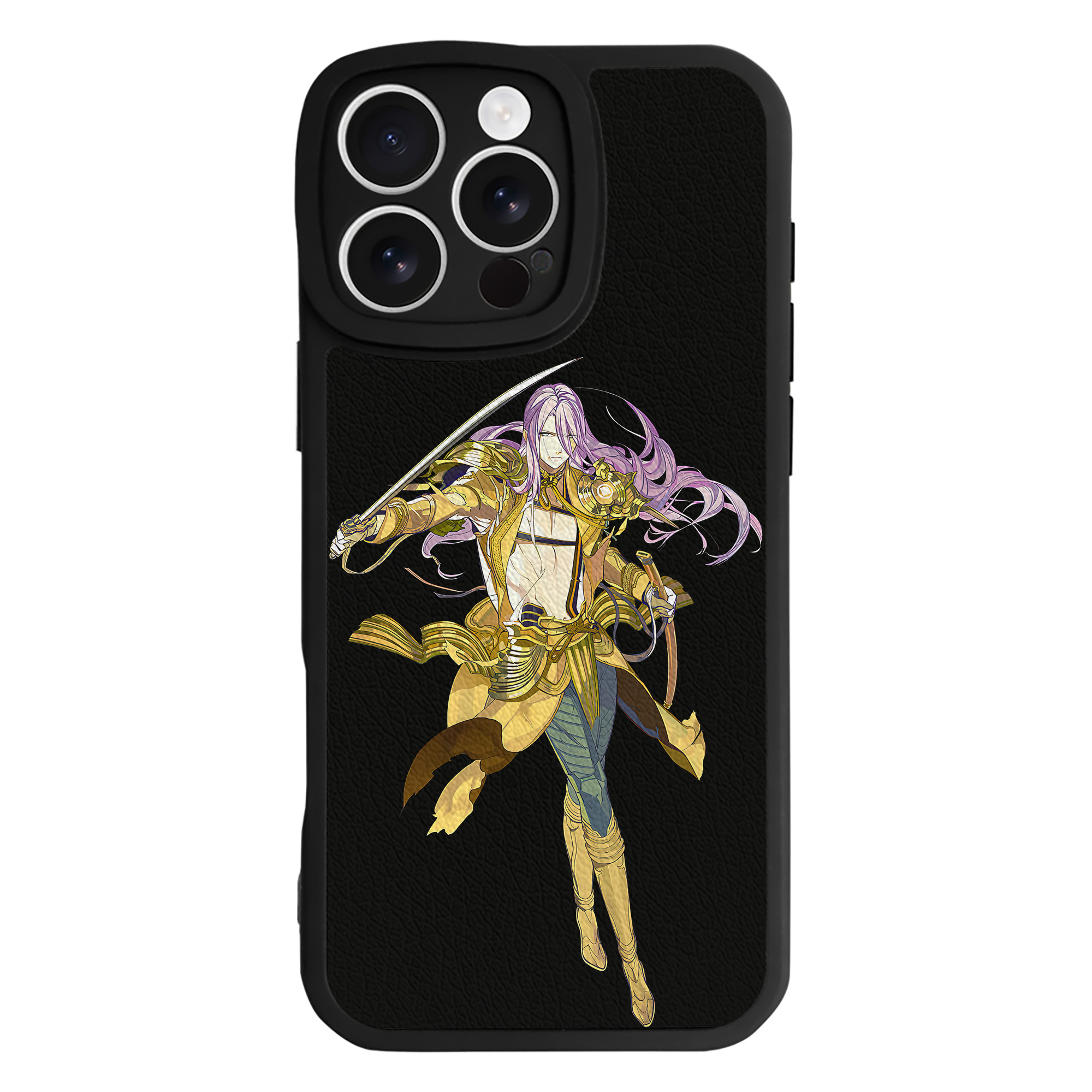 （画像用） 刀剣乱舞 Touken Ranbu 【iPhone 16シリーズ対応】シリコンスマホケース（レザー調） 材質：シリコン